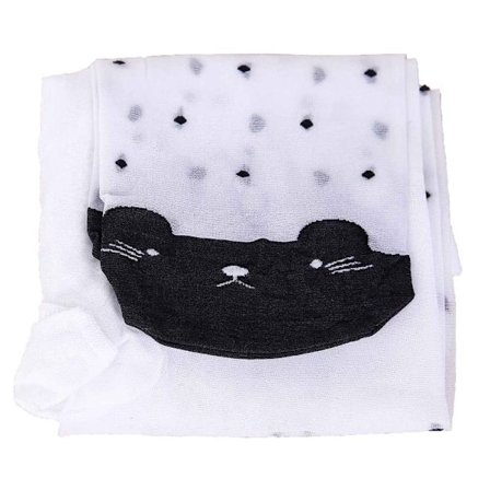 Lasten silkkisukat kevät kesäsukkahousut MUSTA 115-135CM