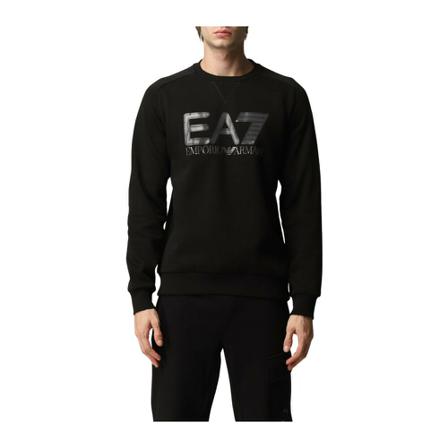 Emporio Armani EA7 Sweatshirt , Zwart , Heren , Maat: 2XL