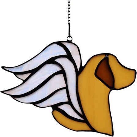 Pet dog mindesmærke vedhæng Angel hund vinduesbehæng Interiør