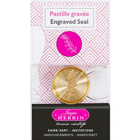 Engraved Wax seal Copperplate Snowflake