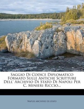 Saggio Di Codice Diplomatico Formato Sulle Antiche Scritture Dell' Archivio Di Stato Di Napoli Per C. Minieri Riccio...