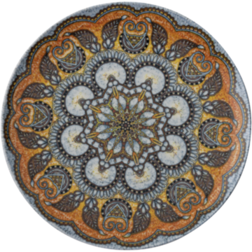 Arthur Krupp Mandala Tallrik