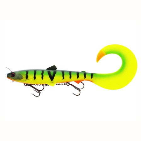 Westin Bullteez Curltail Inline 33cm 230g Sinking (1pc) - Tiger Perch