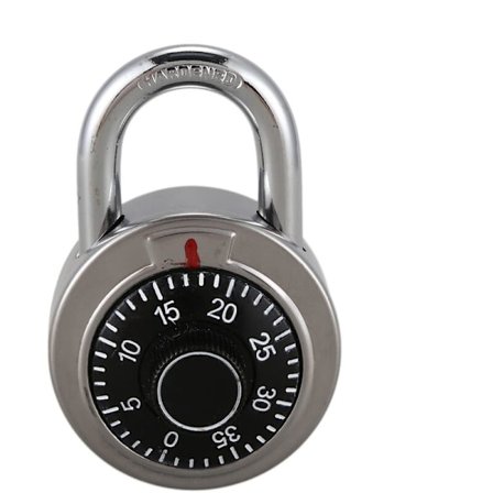 Master-riippulukko 50 mm pyöreällä kiinteällä yhdistelmälukolla