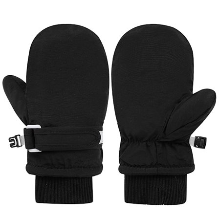 Nye hurtigtørrende stofhandsker til børn, varme vandtætte fleeceforede ribhandsker til børneski