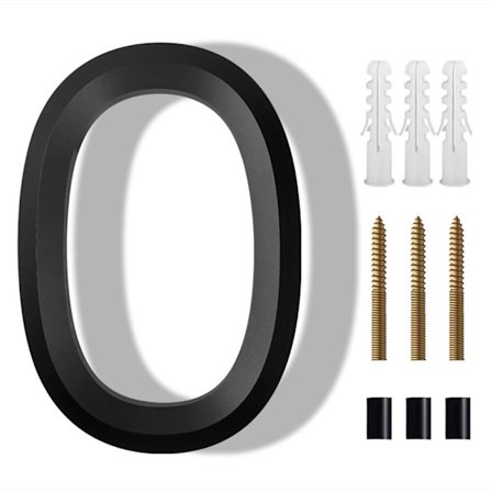 8" flydende husnummer Moderne husnumre 0 0