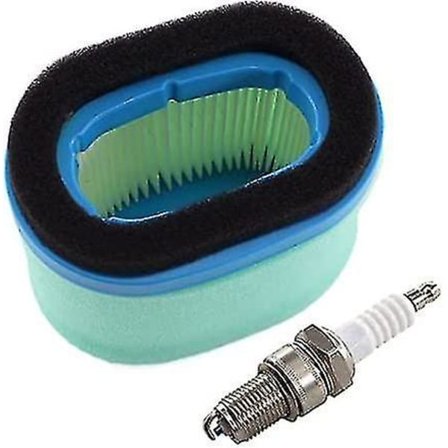 Luftfilter med tändstiftsförfilter för Briggs & Stratton 697029 690610 498596 5059h 4196 4207 30-033 John Deere M147431
