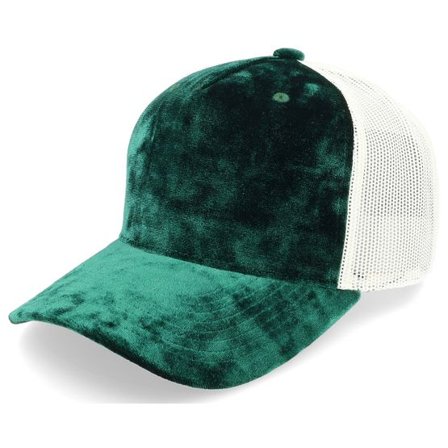 Equip - Grön trucker Keps - Velvet Green/Ivory A-frame Trucker @ Hatstore