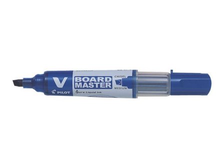 Pilot Begreen Whiteboardpenna Begreen V-Board Master, snedskuren spets på 6,0 mm, blå - Lyreco - Kontorsmaterial - Pennor - Whiteboardpennor - Skuren 