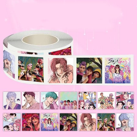 K-POP Demon Hunters Klistermærker – 500 stk., til børn, dekorer computere og gaver, DIY sjov