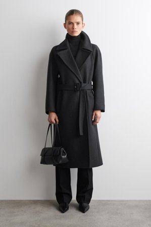 COS Women's Nouveau Shoulder Bag - Leather in Black