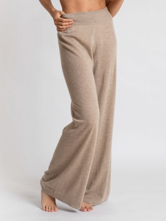 Kashmina - Kashmirbukse "Air pants" - taupe - Size L