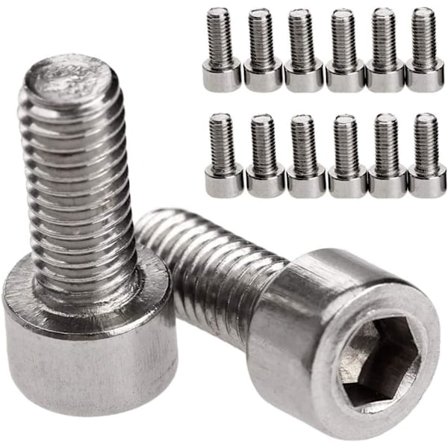 10 st Cykelvattenflaskhållarbultar - Rostfritt Stål Rackskruvar