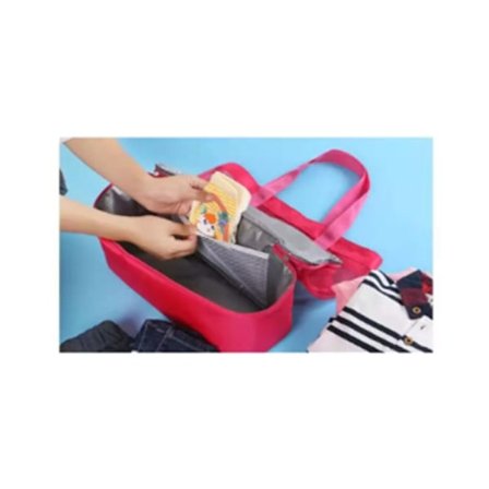 Utomhus dubbelskiktsisolering Beach Net Bag Reseförvaringsväska