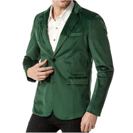 Riviera kostymjacka för män med V-ringad