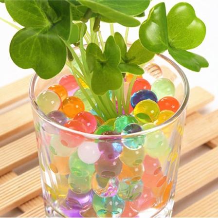 100 STK Bubble Beads Vandabsorberende perler Crystal Mud Ocean Ba Multicolor