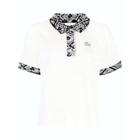 Karl Lagerfeld, Polo Beige, Dames, Maat:S