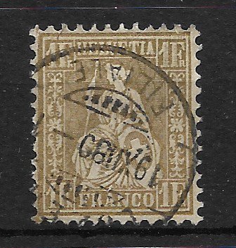 Schweiz 1862 - AFA 41 - Stemplet