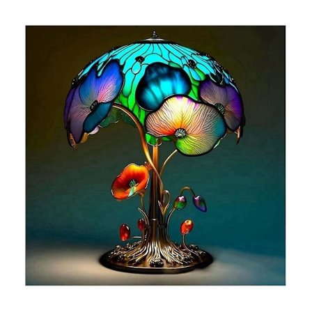 Färgad växtserie bordslampa färgglad sovrum sänglampa svamp retro bordslampa nattlampa atmosfär