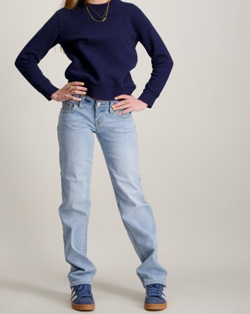 True Religion SARAH LOW RISE STRAIGHT Blau Jeans Mädchen - Kids Brand Store