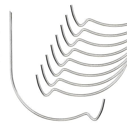 20 stk. Bildeoppheng for gipsvegger, Superkroker i rustfritt stål, Veggkroker for oppheng, Bildeopphengsett, Bilde