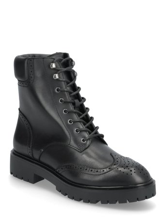 Lauren Ralph Lauren | Allyson Perforated Lace-Up Bootie | 39