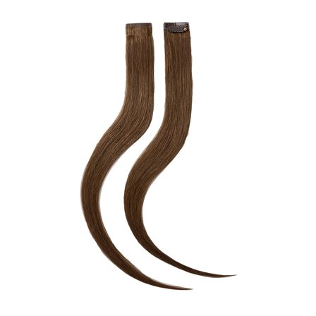 Rapunzel of Sweden Single Invisible Clip-ins 2 stk Dark Brown 40 cm, Hår, Børster & Accessories, Hair Extensions