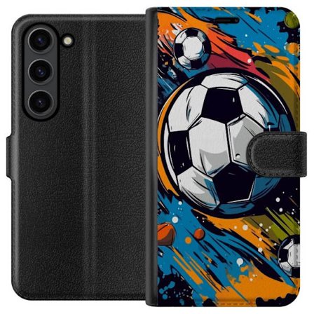 Plånboksfodral till Samsung Galaxy S24+ med Fotbollar