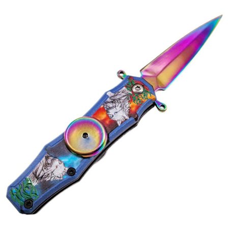 Udendørs Overlevelse Foldekniv Roterende Rustfrit Stål Gear