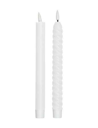 Design Letters Cosy Forever Led Candles (Set Of 2 Pcs) - White - ONE SIZE