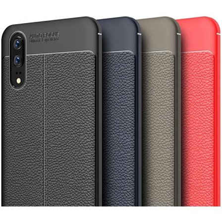 P20 Pro Stødsikker & Stødabsorberende Cover Læder Ryg