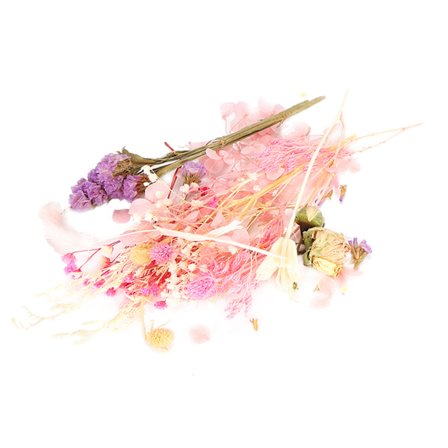 Tørkede blomster fargerik duft blomsterbukett lage materiale håndverk tilbehør