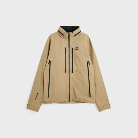 66 North men's Men's Ljósufjöll Shell Jacket Jackets & Coats - Brown Birch Bolete - 2XL