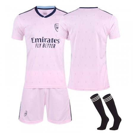 22-23 Arsenal 2-tröja, set, fotboll för barn, vuxna 26