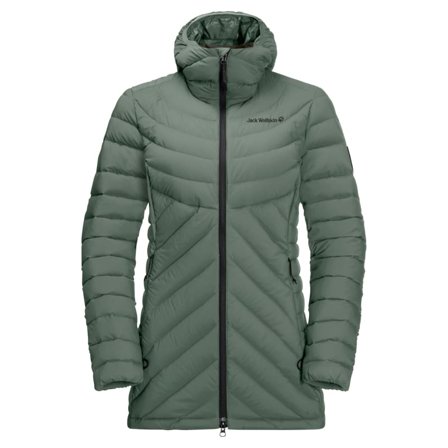 Jack Wolfskin Women's Athletic Down Coat Women down-lined parkas Green S