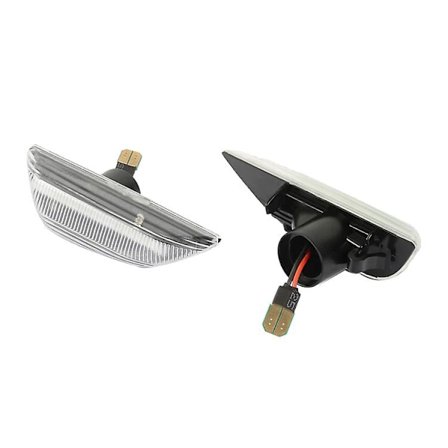 2 st LED-blinkers för Opel Mokka X sidomarkering, 13-19 Transparent