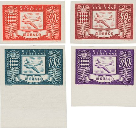 Monaco 1946 - YT PA 15-18 - Postfrisk