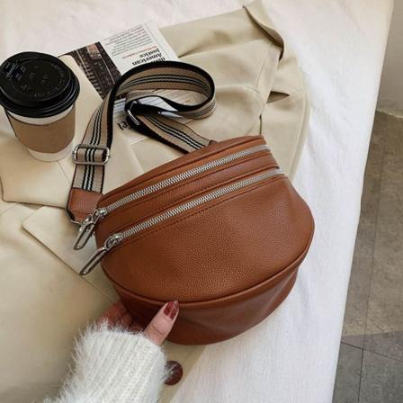 GSenhui Crossbody Taske til Kvinder med Bred Rem, Bum Bag Dame Læderpung, Lille