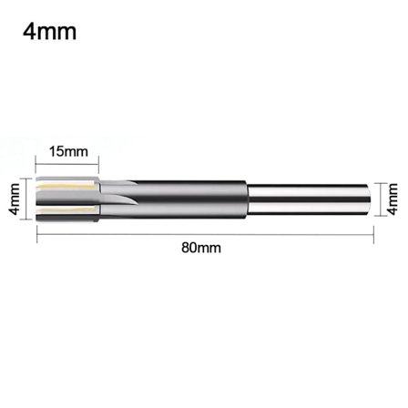 Maskinrømmer Lige oprømmer 4MM