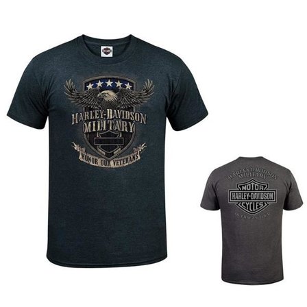 Til HarleyDavidson Motorcykel T-shirts Herre Sommer Casual Kortærmet Top Tee D D