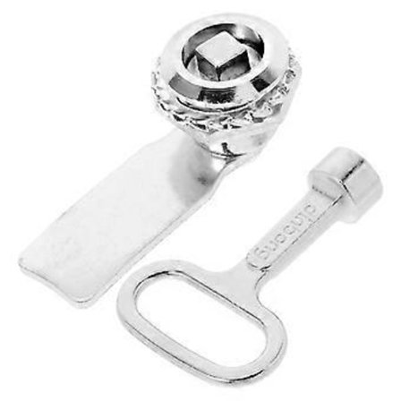 1 Sett Skaplås med firkantnøkkel, rørformet hakelås, postkasser, bobil, skuff, lås for filoppbevaringsskap, verktøykasse, erstatning