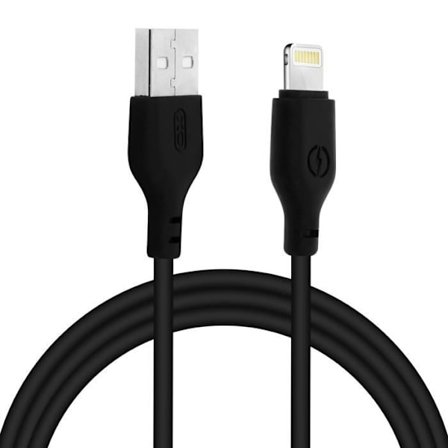 USB-kaapeli Apple Lightningille - Musta - 1.10m - Lataus - Synkronointi - Liitettävyys