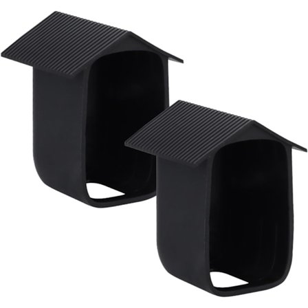 2 stk. Silikone Beskyttelsesflaske, Etui og Silikoneholder til Udendørs Sikkerhedskamera, Beskyttelsesetui