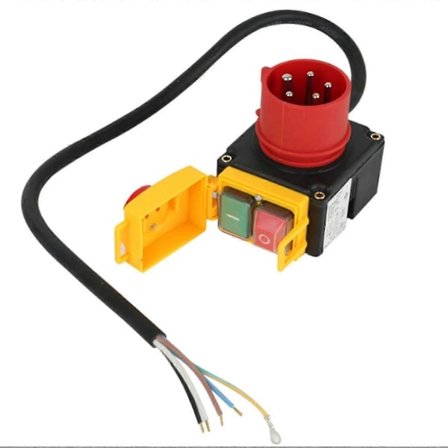 KOA7 Enhetsbryter Maskinbryter 380/400V 3 Faser med Kabel og Faseinverter Inkludert Kombinert Nødstoppklaff {Db}