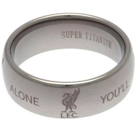Liverpool FC Super Titanium Ring S Titanium Titanium S