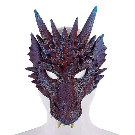 Halloween Cosplay Full Mask Vuxen Fest Rekvisita 3d Drake Mask