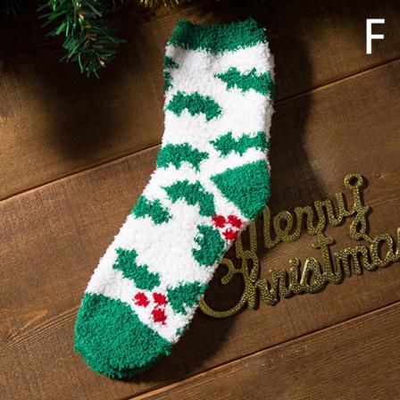 1 Par Julstrumpor Damstrumpor Casual Winter Christmas