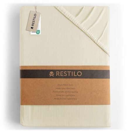 Lakan Flhf Lakan AMBER färg beige klassisk stil materialtyp textil jersey av bomull 180-200x200 DecoKing