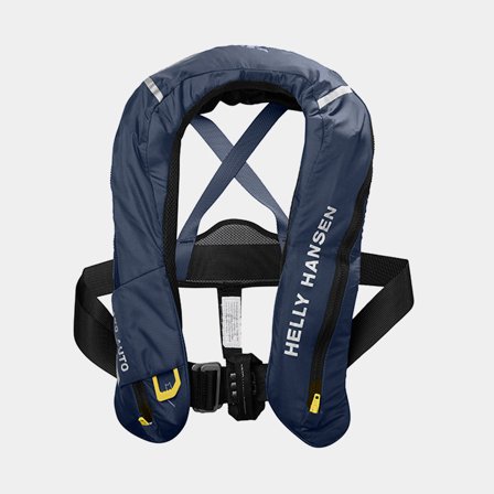 Giubbotto di salvataggio gonfiabile Helly Hansen Sailsafe Inflatable Inshore 170N Navy, automatico + cartuccia CO2 33 grammi, Taglia Unica (40+ kg)