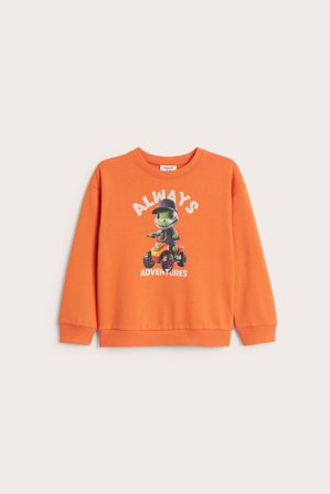Kappahl | Sweatshirt med trykk | Oransje